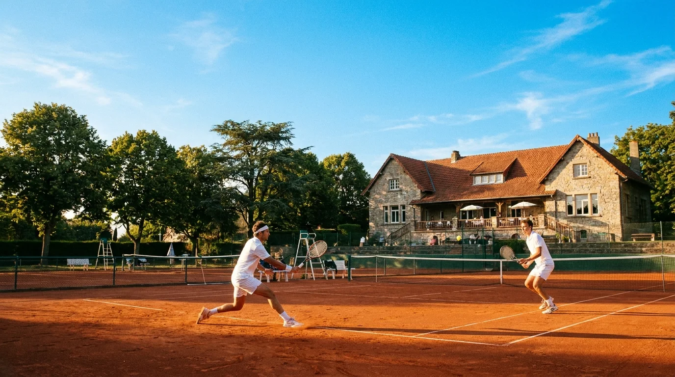 Buitentennis-lessen