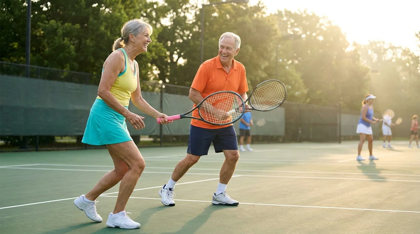 Senioren tennislessen Amsterdam